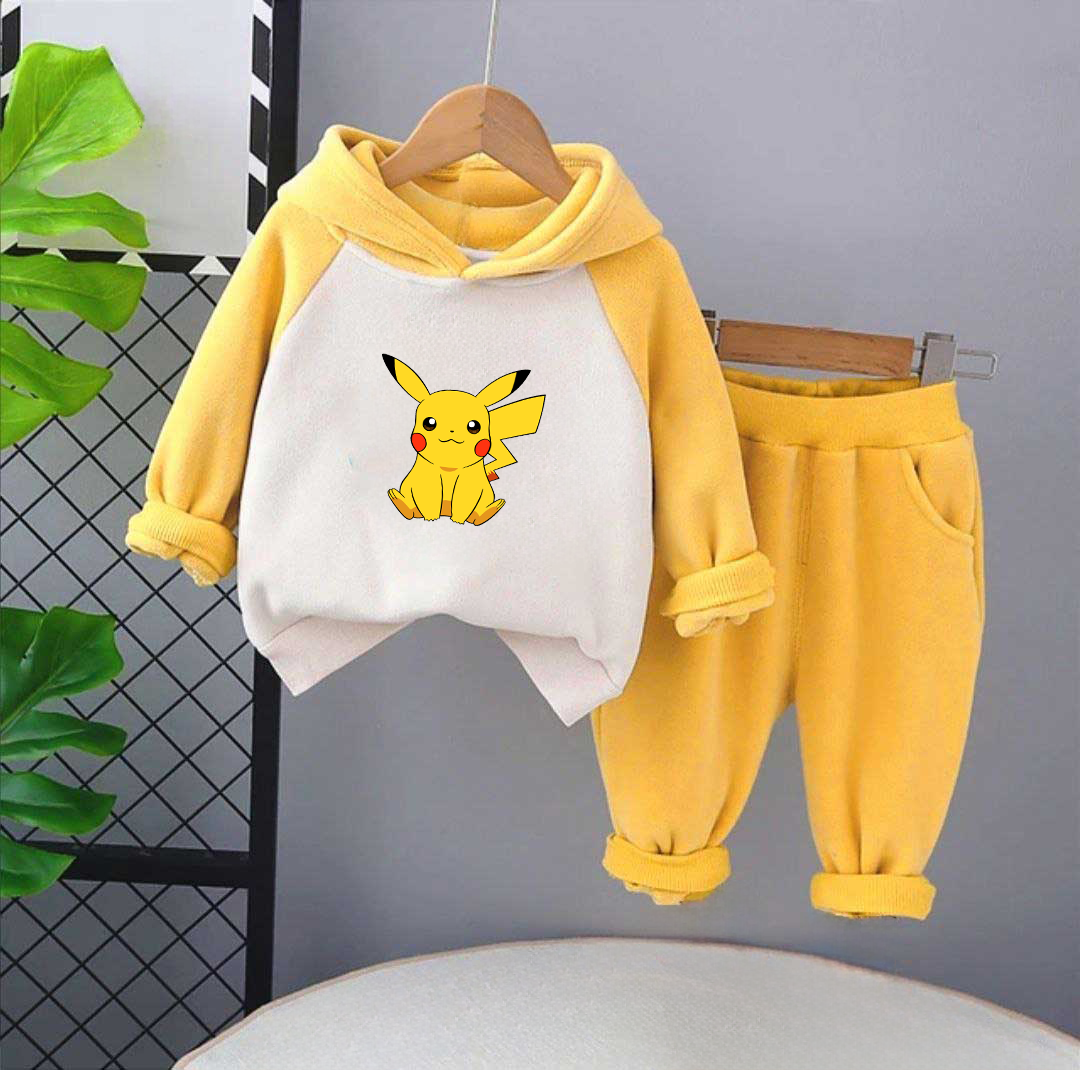 Детский костюм Pikachu - демисезон, молочно-желтый (2081)_first