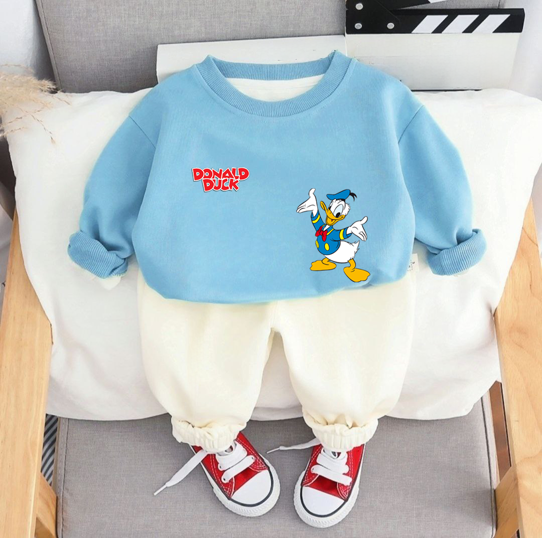 Детский костюм Donald Duck - демисезон, молочно-голубой (2021)_first