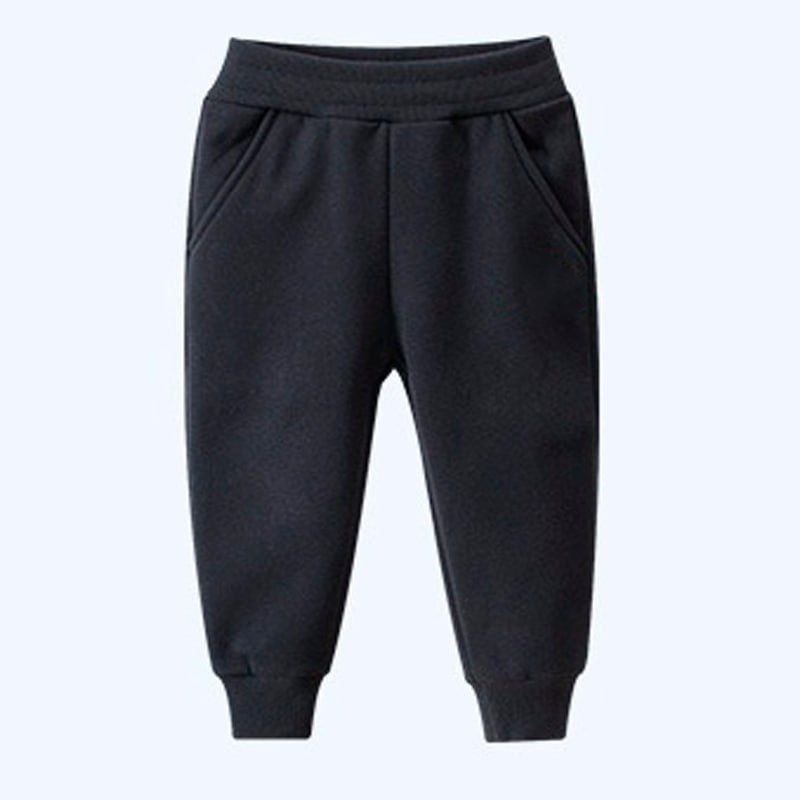 Детские спортивные штаны на мальчика черные (8016)_first
