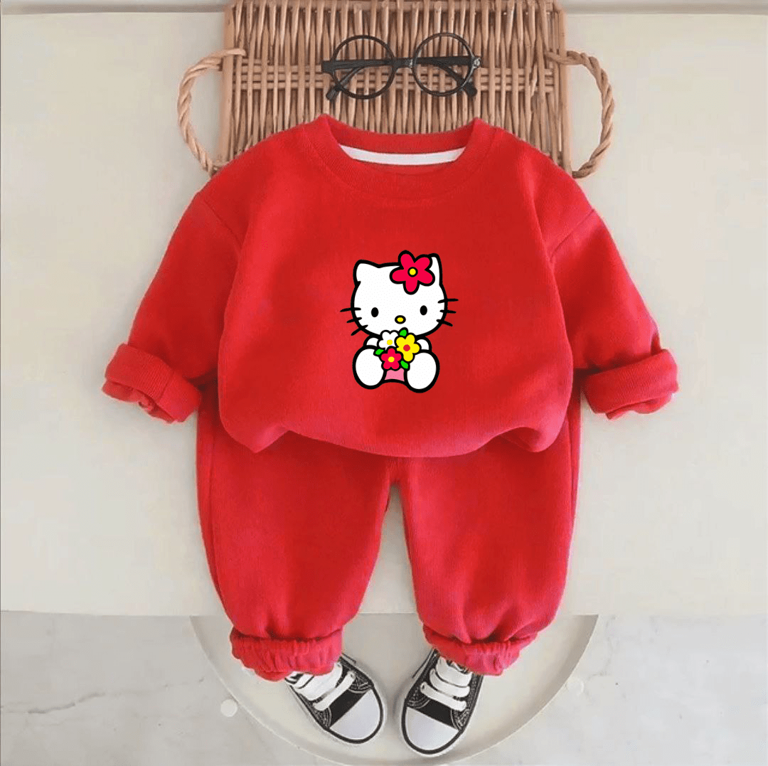 Дитячий костюм Hello Kitty - демісезон, червоний (4029)_first