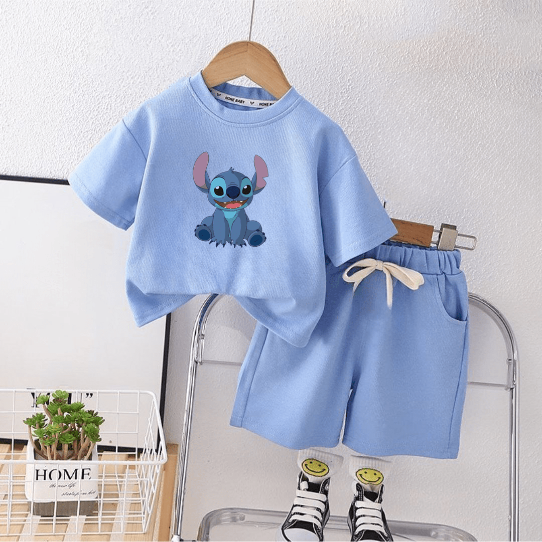 Комплект детский Stitch голубой (4208-t2)_first