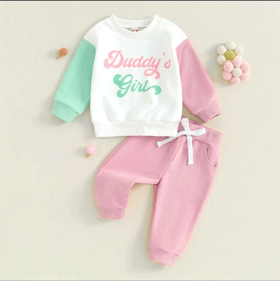 Костюм детский Daddy's Girl молочно-розовый (2301)_first