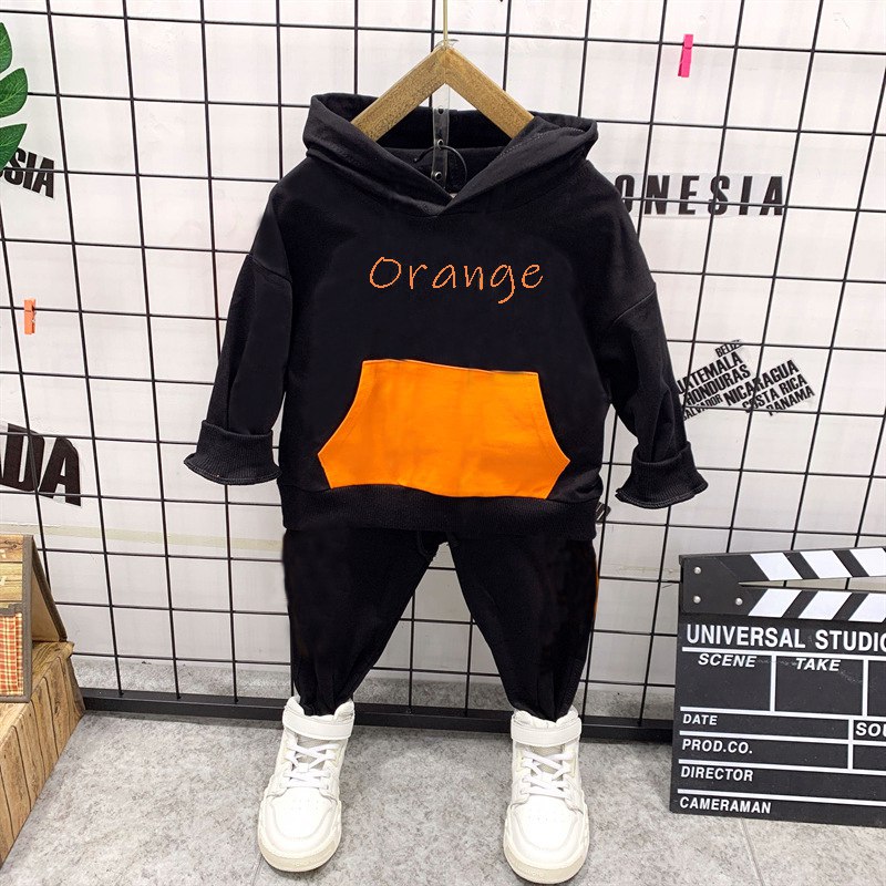 Дитячий костюм Orange чорний (6028)_first