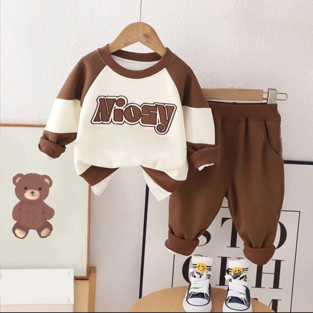 Дитячий костюм Noisy молочно-коричневий (2327)_first