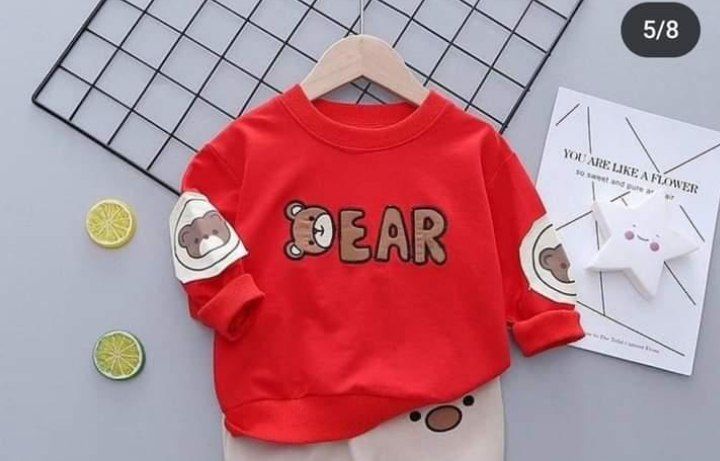 Свитшот для мальчика Bear красный (7066)_first