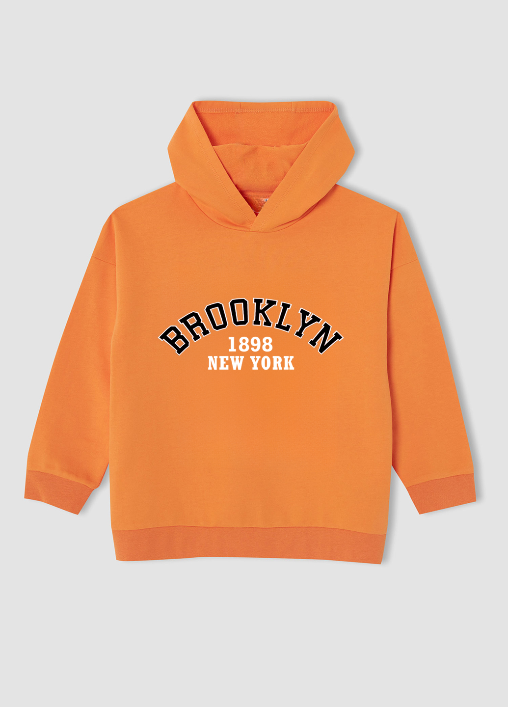 Худи детское Brooklyn оранжевое(7086)_first