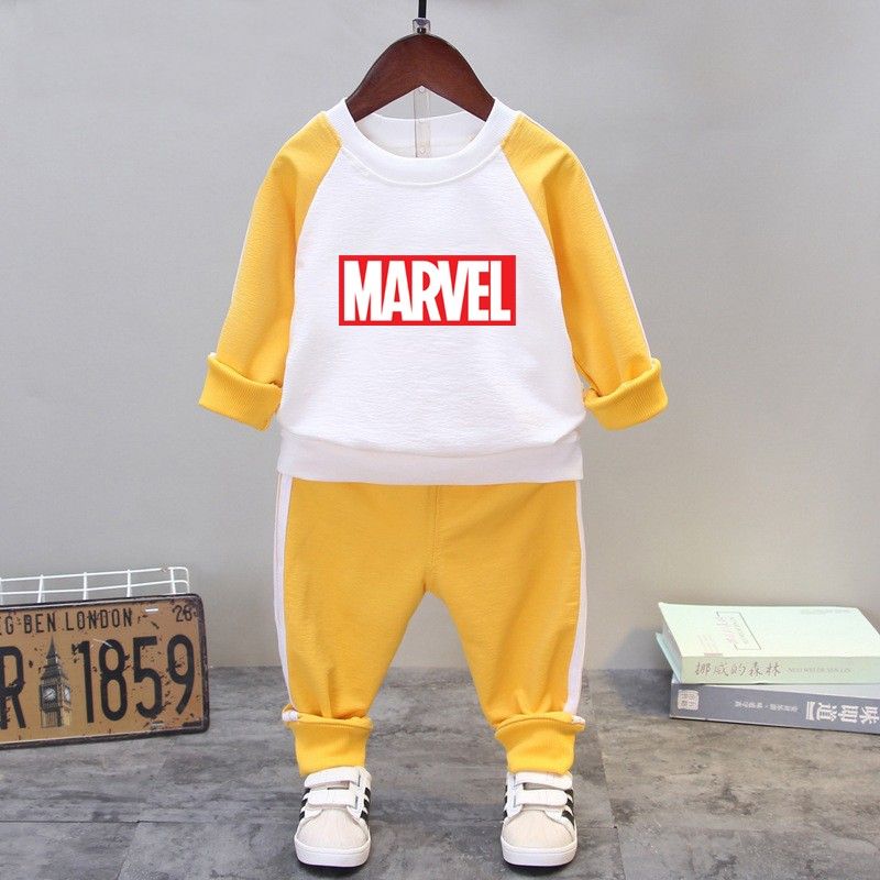 Дитячий костюм Marvel білий утеплений жовто-білий для хлопчиків (6075-t5)_first