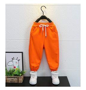 Детские спортивные штаны для девочки оранжевые
