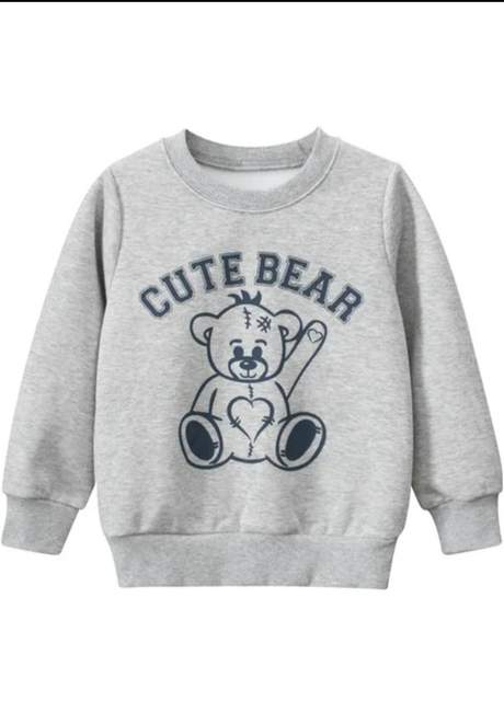 Свитшот детский Cute Bear графітовий