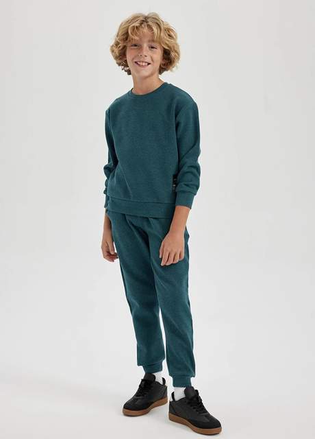 Дитячий костюм для хлопчика худі+штани синій (6101)