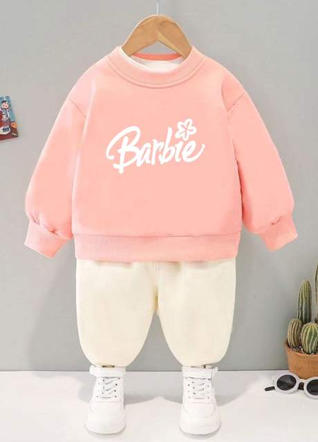 Дитячий костюм Barbie молочно-жовтий  (2476)