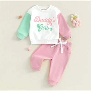 Костюм детский Daddy's Girl молочно-розовый