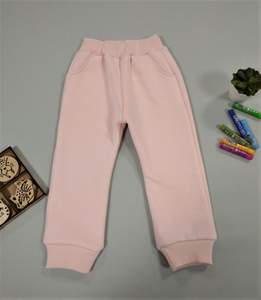 Детские спортивные штаны для девочки утепленные розовые