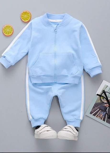 Дитячий костюм для хлопчика новорічний утеплений голубий (00040)