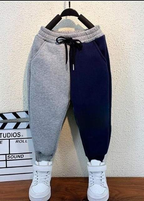 Детские спортивные штаны на мальчика поломки серо-синие (8010)