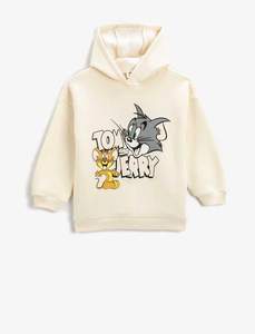 Худи детское Tom & Jerry молочное