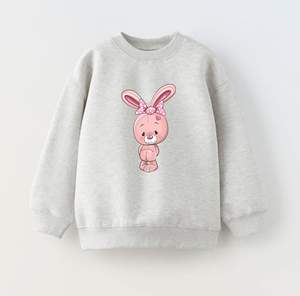 Свитшот детский Cute Rabbit меланж (4181-t2)